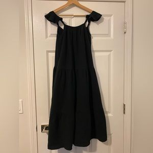 Banana Republic Black midi dress